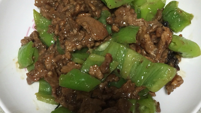 腰肉炒青椒（酸甜）