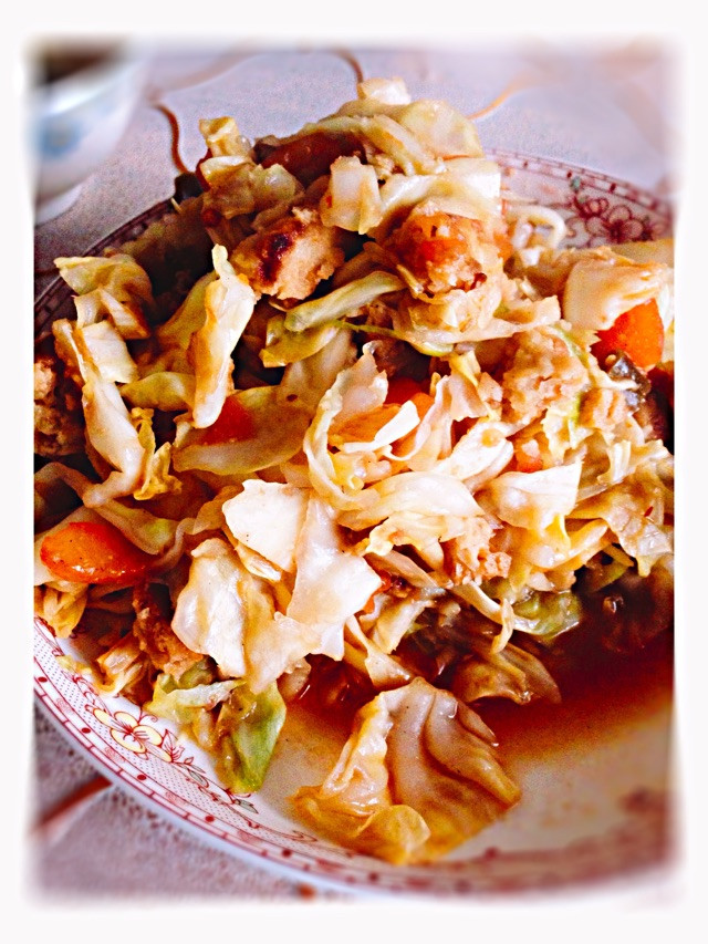 大锅菜（玉米饼版）的做法