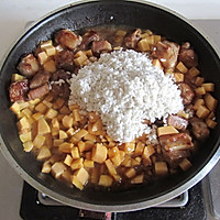 排骨红薯糯米饭的做法图解7
