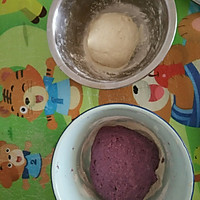 紫薯开花馒头的做法图解2