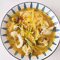 #金龙鱼橄调-橄想橄做#减脂期的午餐~酸菜鱼汤面的做法图解9