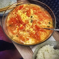 西红柿馓子汤的做法图解1