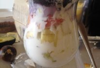 酸奶水果杯系列—水果酸奶盆栽的做法