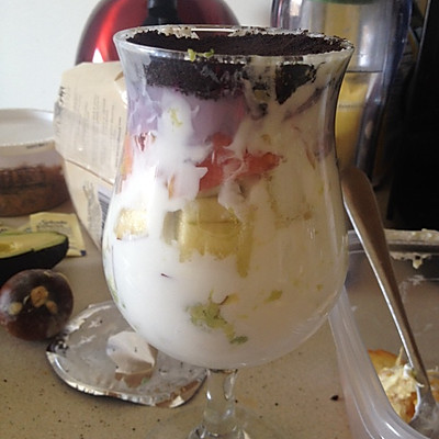 酸奶水果杯系列—水果酸奶盆栽