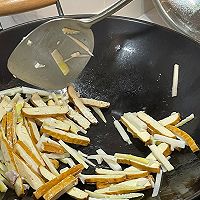 笋丝肉丝炒豆干的做法图解5