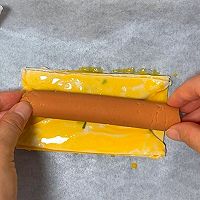 #巨下饭的家常菜#芝士火腿酥，手抓饼的花样吃法的做法图解8