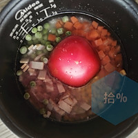 电饭锅版西红柿蒸饭【电饭锅主题】的做法图解6