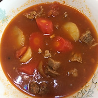 番茄土豆牛腩汤的做法图解4