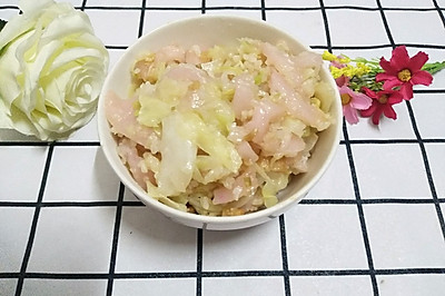 包菜炒壳桃粿