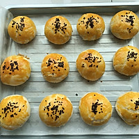 紫薯红豆苏式月饼的做法图解14