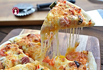 #安佳马苏里拉芝士挑战赛# 无油脆底杂蔬披萨的做法
