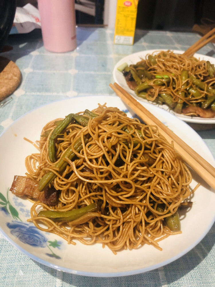 豆角焖面的做法