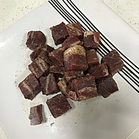 雪花牛肉粒的做法图解2