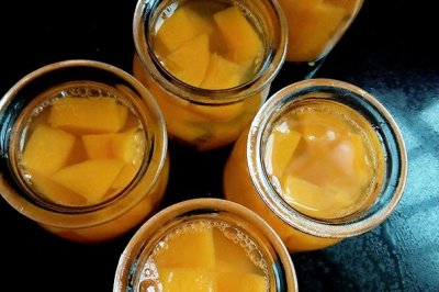 黄桃罐头做法1