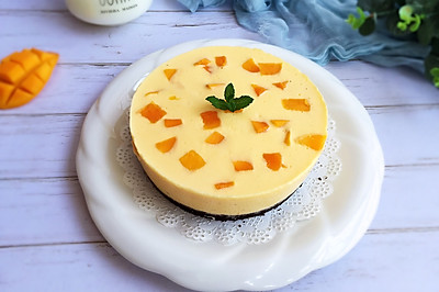 免烤箱芒果蛋糕