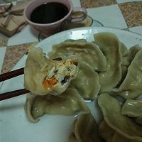 胡萝卜鸡蓉虾蓉水饺的做法图解15