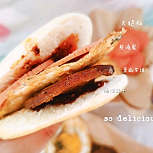 快手早餐#饼加一切