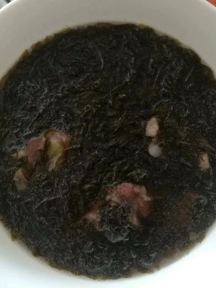 紫菜排骨汤的做法