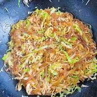 肉末卷心菜炒粉丝的做法图解8