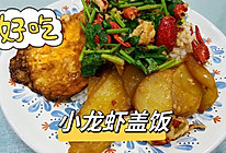 小龙虾盖浇饭的做法