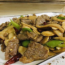 杏鲍菇炒肉片