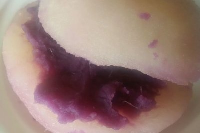 冰糖雪梨紫薯夹心