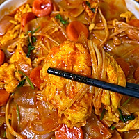 这个鸡蛋炒冷面巨好吃，太香了！！的做法图解2