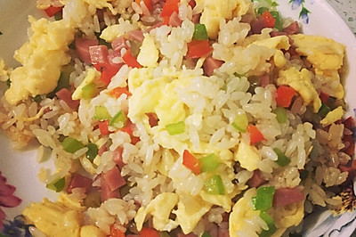 五彩蛋炒饭