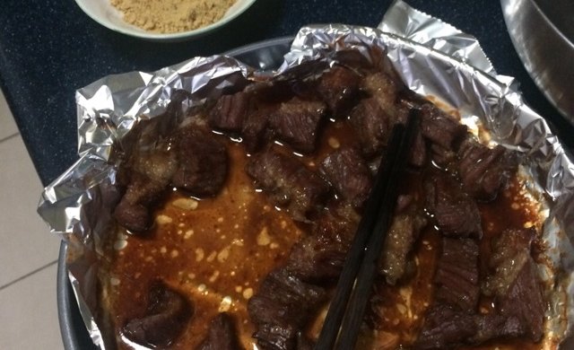 烤蚝油牛肉