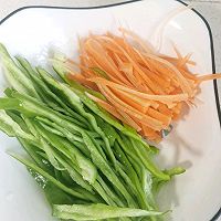 炒三丝的做法图解1