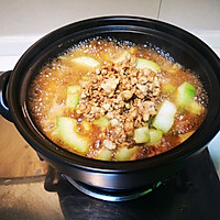 #一勺葱伴侣，成就招牌美味#豆瓣酱冬瓜明虾煲的做法图解3