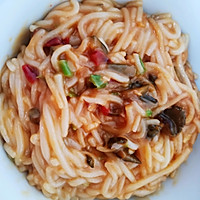 #太太乐鲜鸡汁芝麻香油#鸡蛋肉饼汤＋拌粉的做法图解7