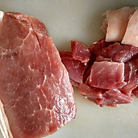 东北豆角粉条炖肉的做法图解2
