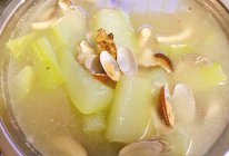 花甲鲜菇瓜汤的做法