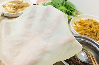 简单的春饼（不用和面呦）
