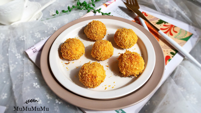 剩汤圆秒变小零食—黄金烤汤圆