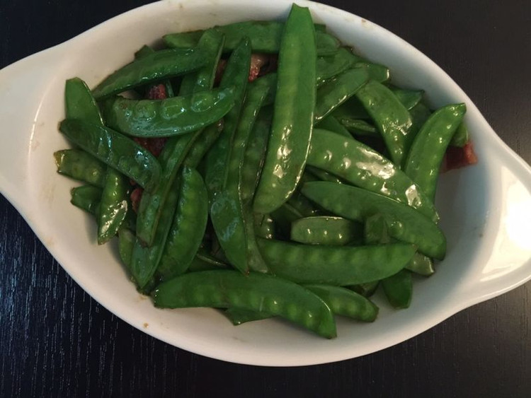 培根荷兰豆的做法