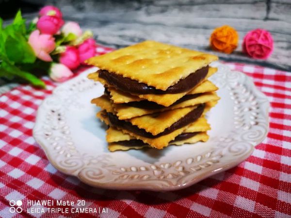 平底锅做【可可牛轧饼】