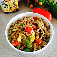 酱油豆鼓炒饭#酱香鲜#的做法图解6