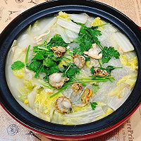 #味达美星厨X小厨中秋团圆宴#贝鲜白菜粉丝煲的做法图解6