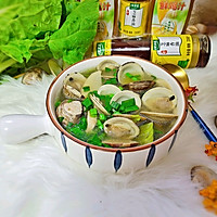 #太太乐鲜鸡汁芝麻香油#神鲜美味～蛤蜊白菜汤的做法图解10