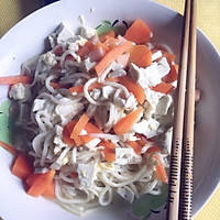 胡萝卜豆腐面的做法图解6
