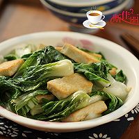 豆腐炒白菜的做法图解7