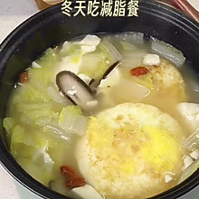 #鸡汁入家宴 感恩正当“食”#三鲜白菜豆腐煲