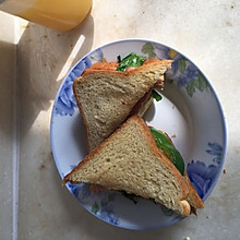 懒人快手早餐美味三明治
