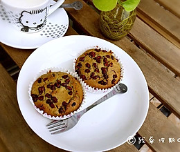 抹茶蜜豆马芬#春天中的一抹绿色#的做法