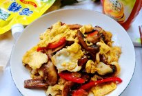 #黄河路美食#简单美味白蘑菇炒鸡蛋的做法