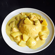 咖喱鸡丁盖饭