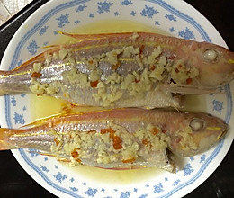 蒜蓉蒸红衫魚的做法