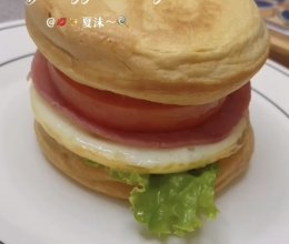 #丘比小能手料理课堂#轻食《豆腐蛋堡》的做法